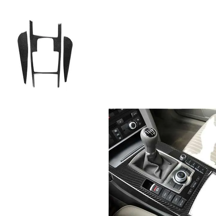 ملصق سيارة من ألياف الكربون مع لوحة جانبية . Carbon Fiber Car Side Panel Gear