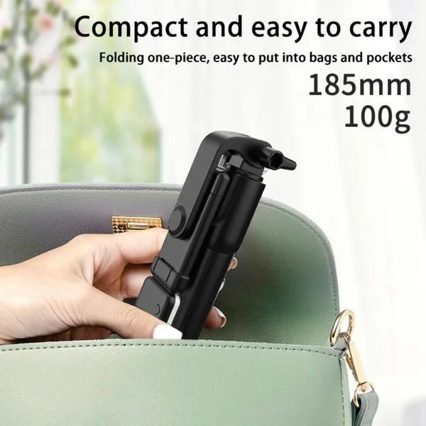2022 New Version Selfie Stick Tripod, 2 Styles (with led light or without light) Wireless Bluetooth Selfie Stick Retractable Mobile Phone Bracklet Tripod Stand with Remote Controller