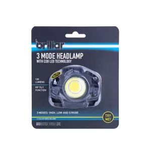 3 Mode Headlamp with COB LED Technology | Black/Blue
