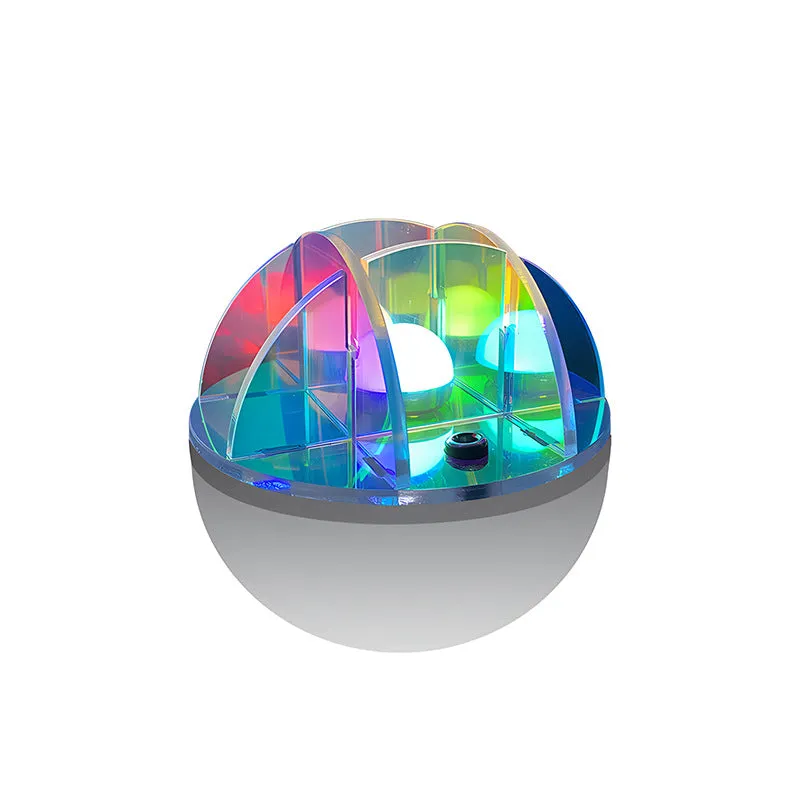 3W LED Acrylic Crystal Ball Night Light | Adjustable Colors | USB Powered