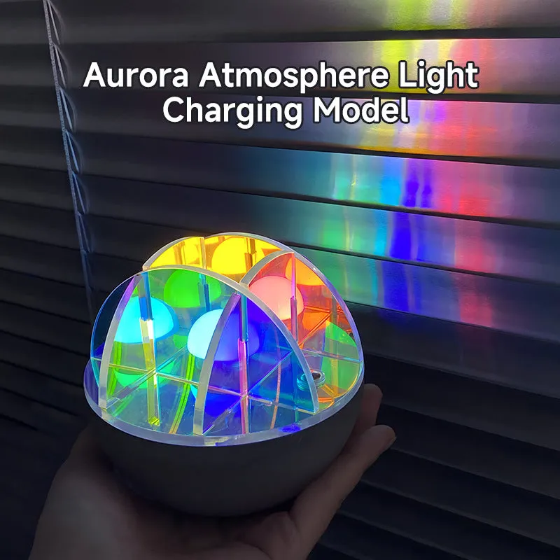 3W LED Acrylic Crystal Ball Night Light | Adjustable Colors | USB Powered
