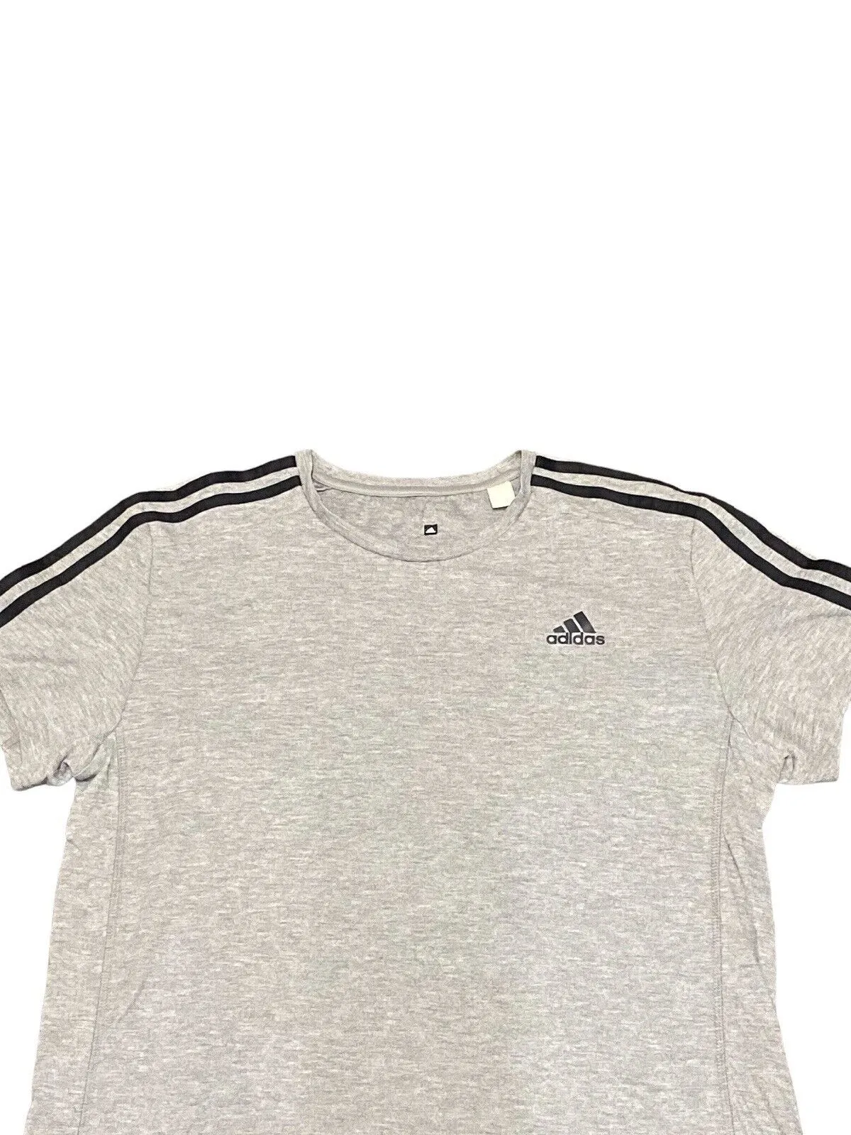 Adidas T-Shirt Grey Womens L Front Logo