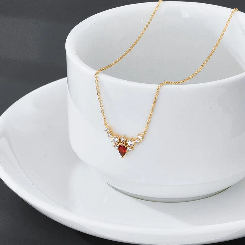 Advanced Red Pomegranate Necklace