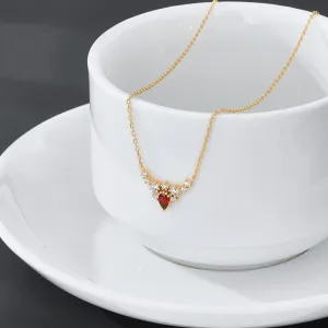 Advanced Red Pomegranate Necklace