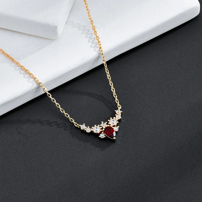 Advanced Red Pomegranate Necklace