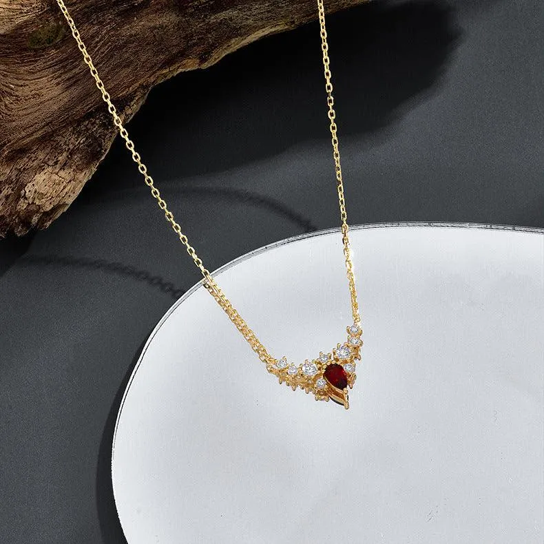 Advanced Red Pomegranate Necklace