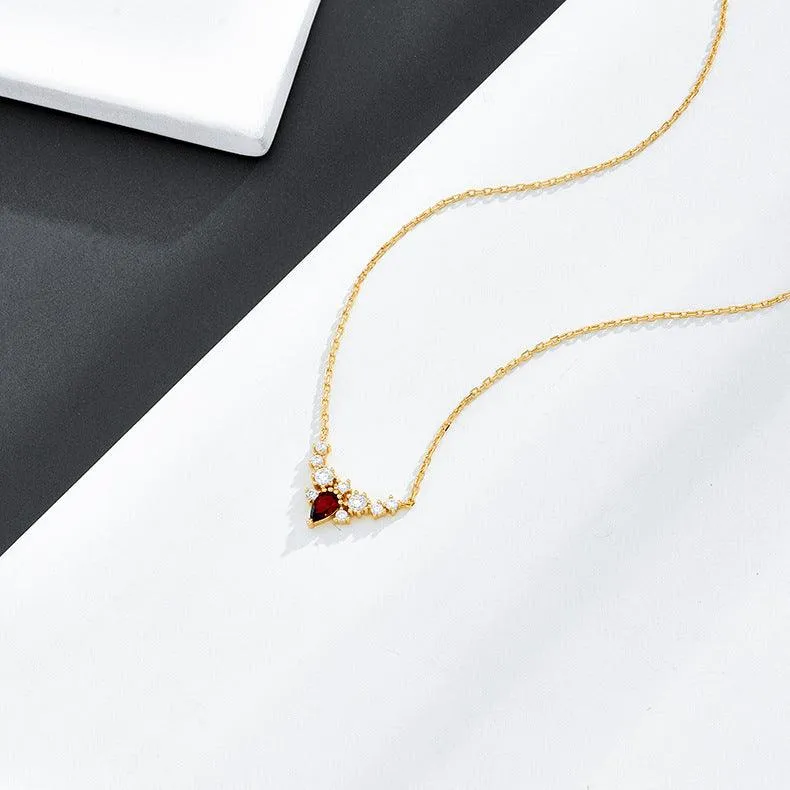 Advanced Red Pomegranate Necklace