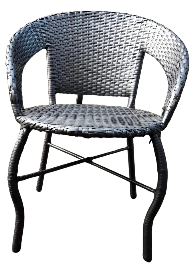 ART GHAR Rattan Seating Chair with Table Set || Both Indoor and Outdoor Use || Antique Tea/Coffee Table Furniture Set || 2 Chair and 1 Table Set for Balcony, Backyard & Garden(ART04)
