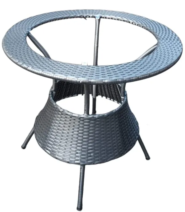 ART GHAR Rattan Seating Chair with Table Set || Both Indoor and Outdoor Use || Antique Tea/Coffee Table Furniture Set || 2 Chair and 1 Table Set for Balcony, Backyard & Garden(ART04)