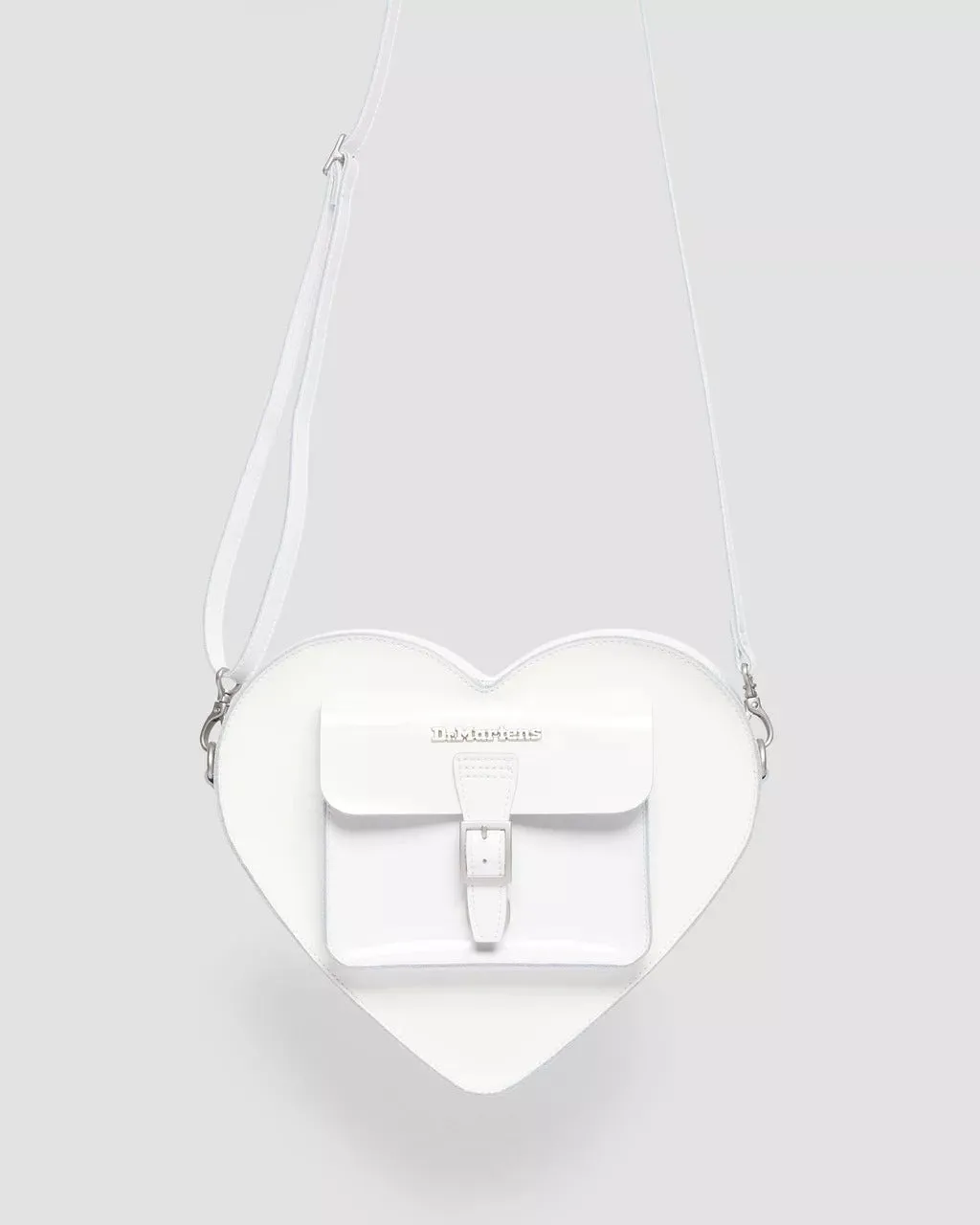 Backpack Dr. Martens Heart Shaped Leather, white