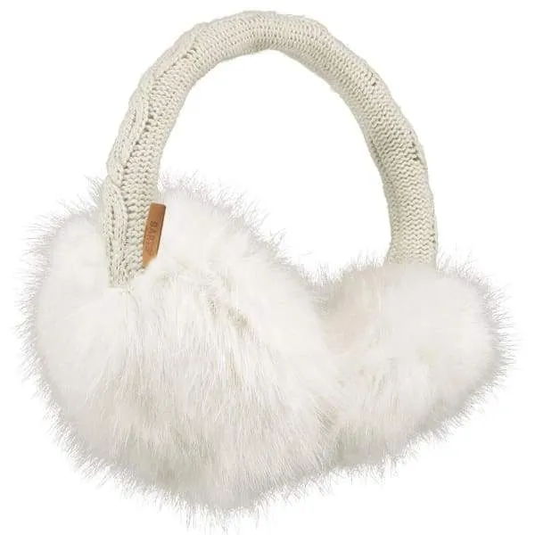 Barts Faux Fur Earmuffs In White