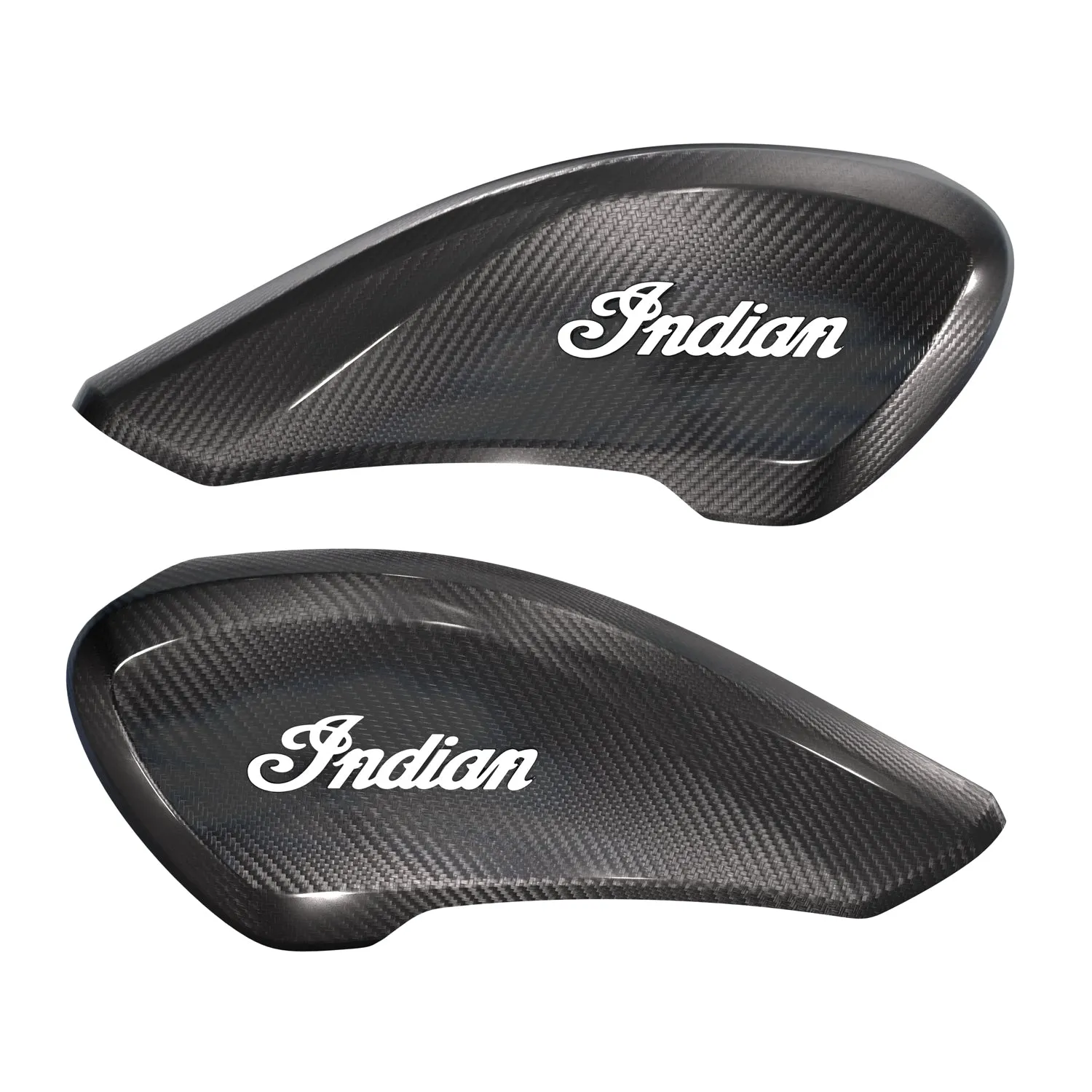 Carbon Fiber Tank Covers, Pair