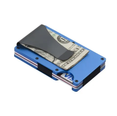 Carbon Fiber Wallet Aluminum Alloy Bank Card Holder