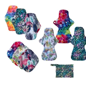 Eco Pad Cycle Starter Pack (9 Pads   Wet Bag)