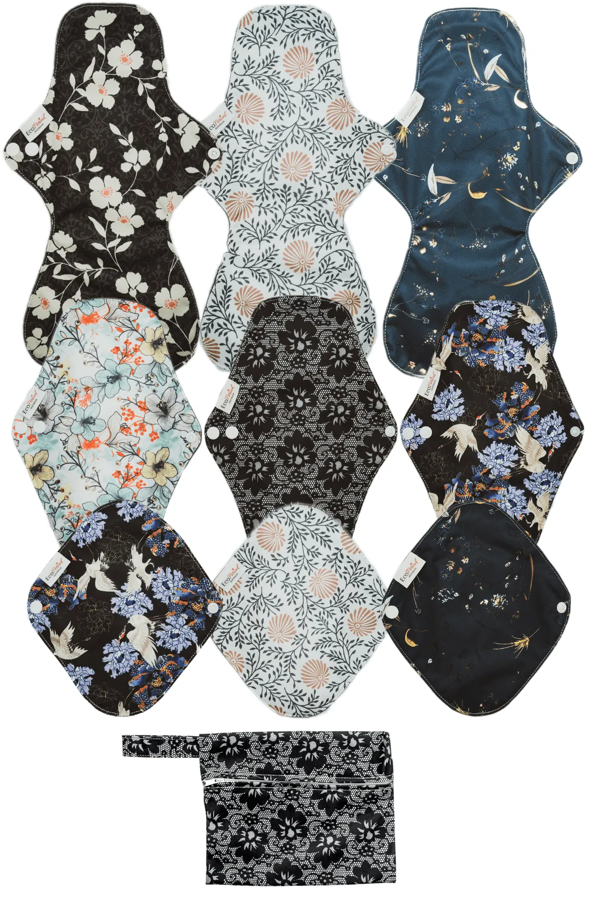 Eco Pad Cycle Starter Pack (9 Pads   Wet Bag)