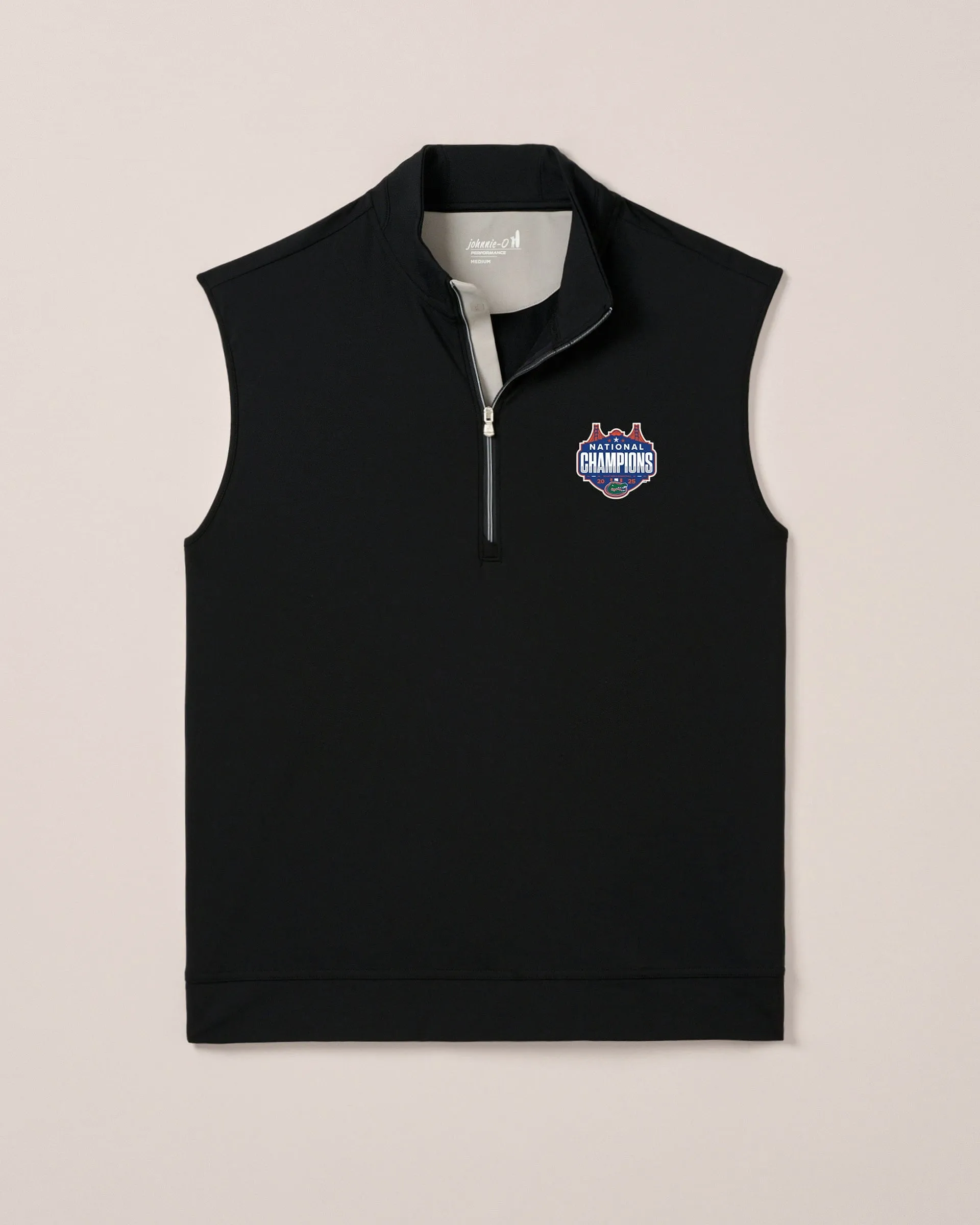 Florida Torque 1/4 Zip Performance Vest - 2025 Men's College Basketball Champions Logo