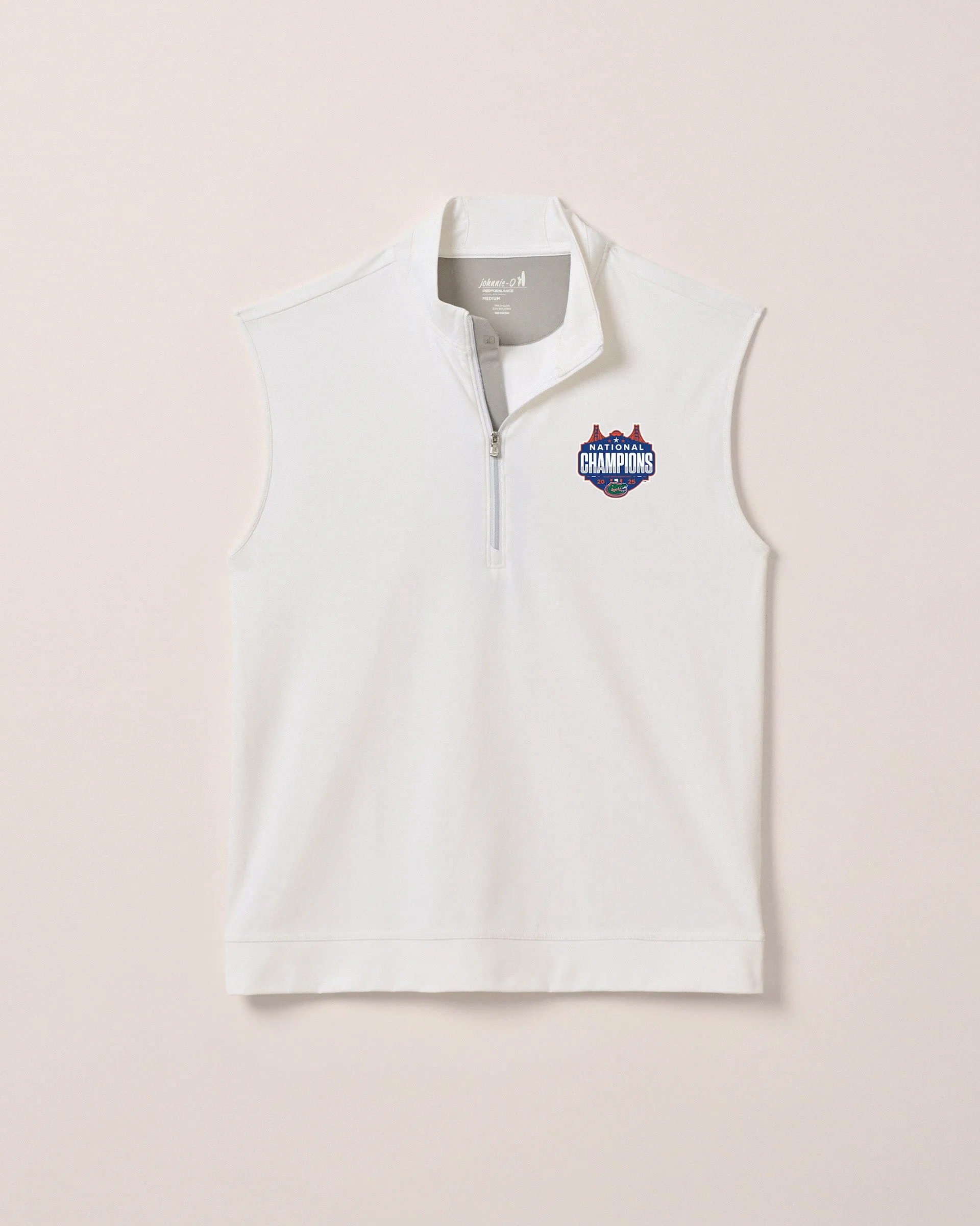 Florida Torque 1/4 Zip Performance Vest - 2025 Men's College Basketball Champions Logo
