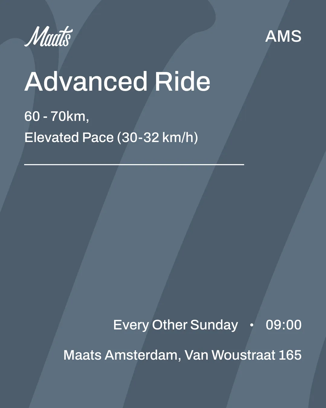 Maats Advanced Ride Amsterdam (Road)