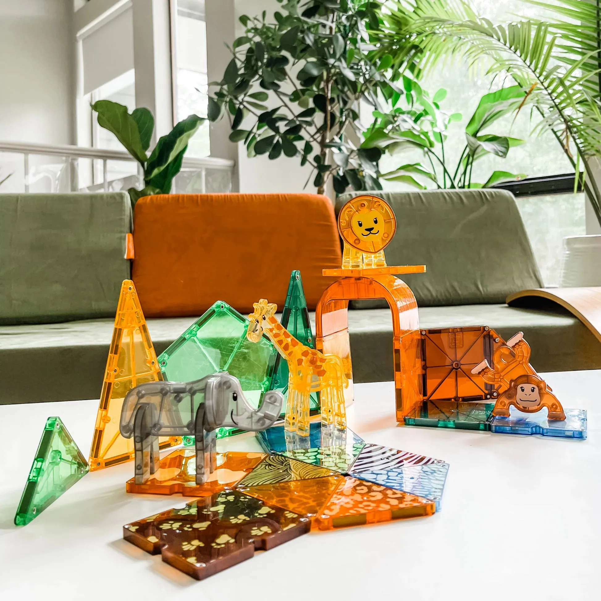 Magna-Tiles - Safari Animals 25-Piece Set (3 credits 3個玩具代金)