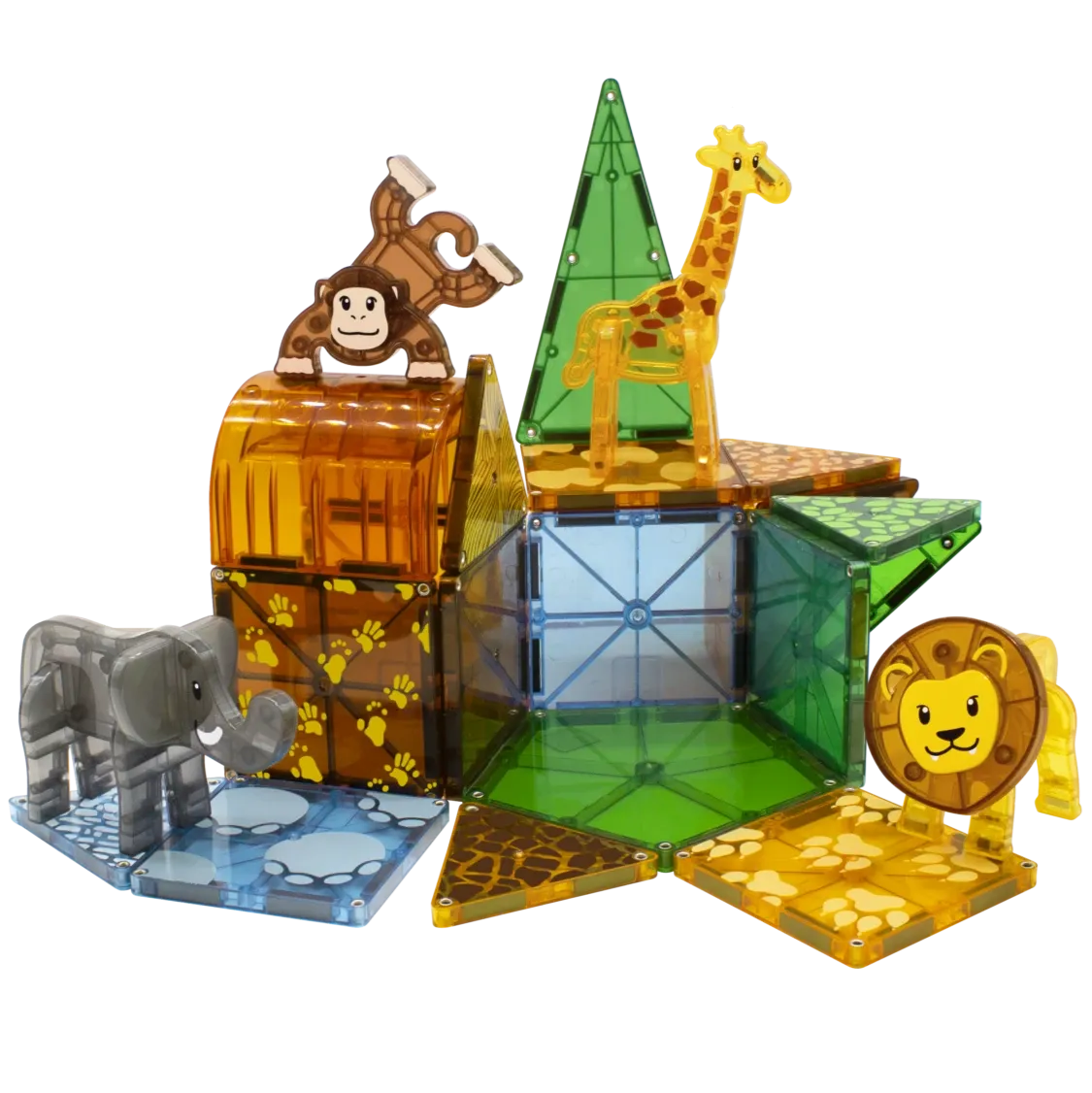 MAGNA-TILES Safari Animals - 25 Pieces