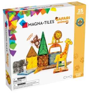 MAGNA-TILES Safari Animals - 25 Pieces
