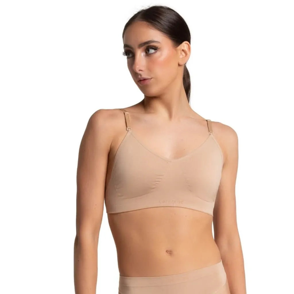 Seamless Clear Back Bra