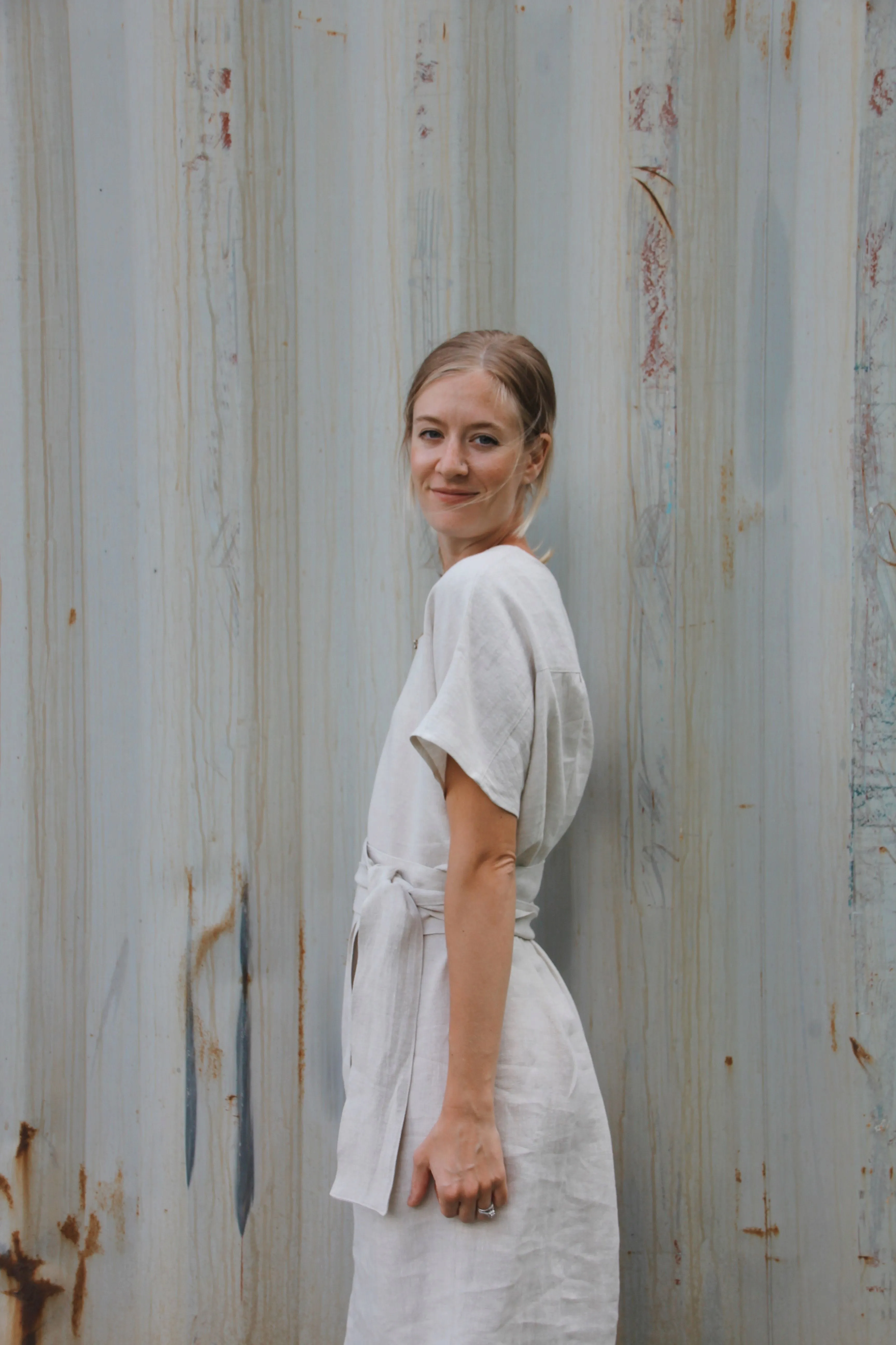 The Sasha Dress - Antique Linen