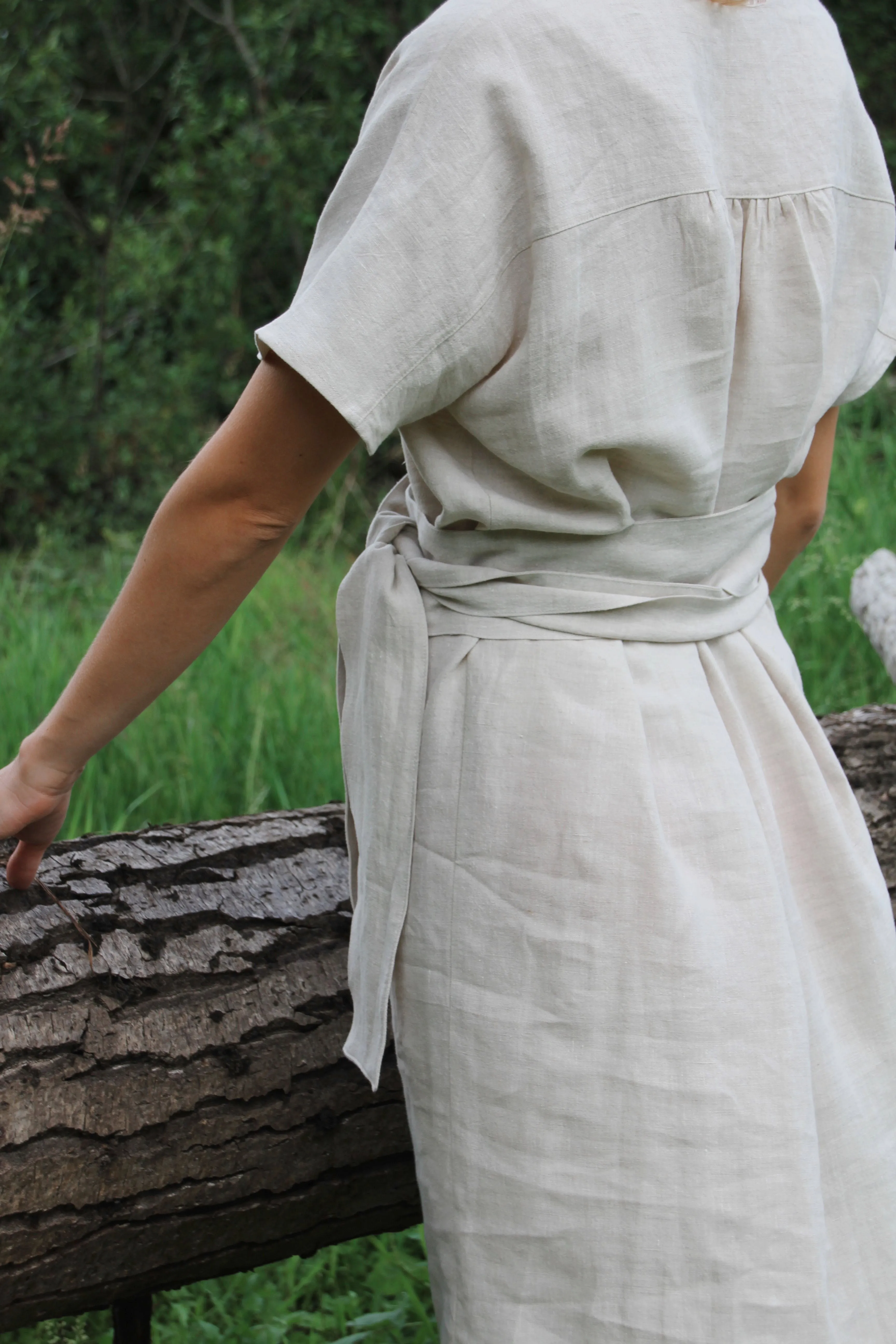 The Sasha Dress - Antique Linen