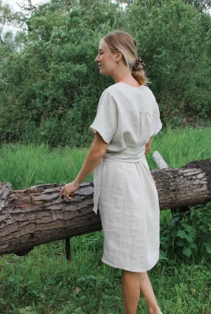 The Sasha Dress - Antique Linen