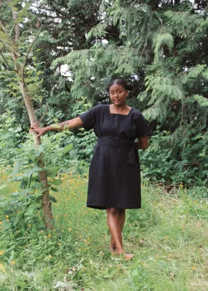 The Sasha Dress - Heavy Linen Twill