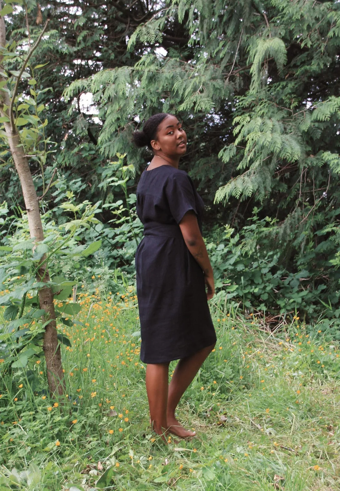The Sasha Dress - Heavy Linen Twill