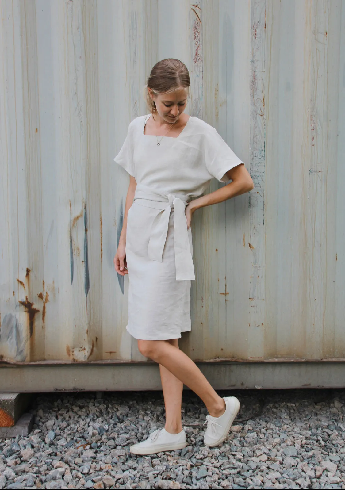The Sasha Dress - Linen Organic Cotton