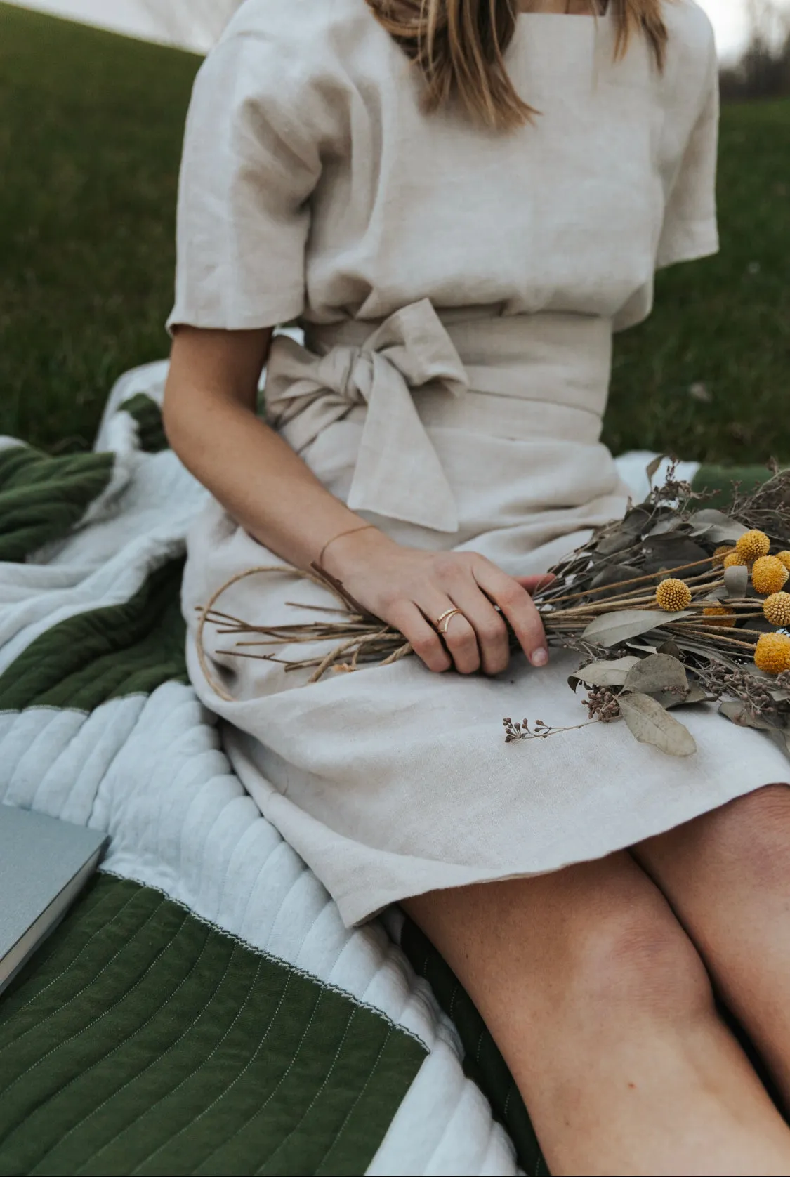 The Sasha Dress - Linen Organic Cotton