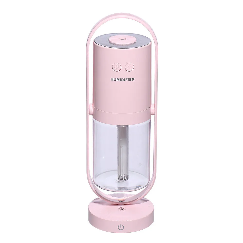 USB Cool Mist Humidifier with Essential Oil Diffuser and LED Night Light Projection